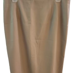 Skirt 16 Tan 100% Wool Fully  Lined by Classiques Entier